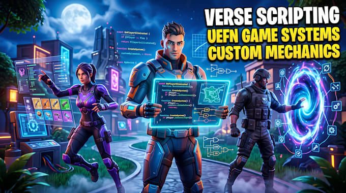 create custom fortnite verse scripting and advanced uefn gameplay mechanics