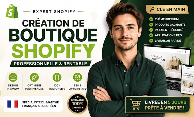 creer une boutique shopify