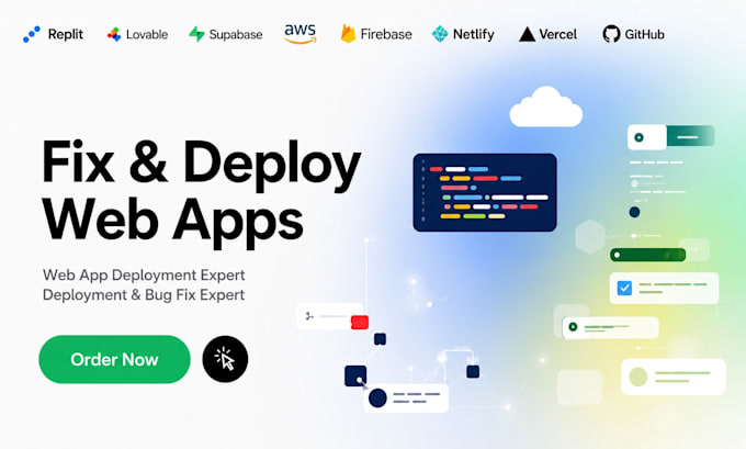 deploy fix lovable web app replit aws cloud supabase firebase dns vercel base44