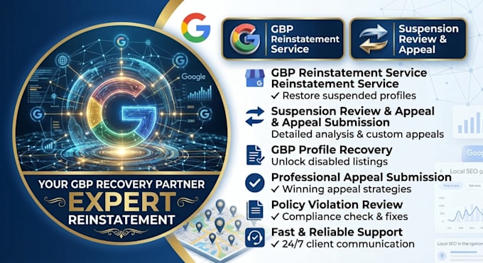 reinstate your suspended google business profile