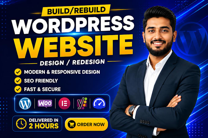 do wordpress website development, design or redesign as wordpress developer