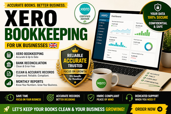 do xero bookkeeping for UK businesses