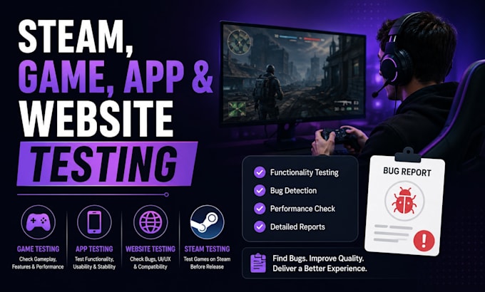 playtest game do mobile pc app testing website testing ios game multiplayer test