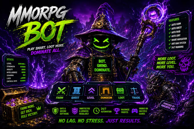 develop advanced game automation and anti cheat systems for mmos