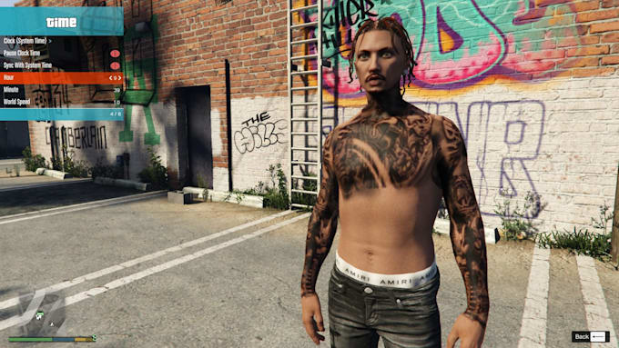 create fivem ped models, tattoos, chains, or custom clothing