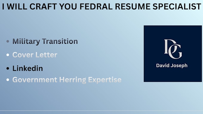 craft you federal resume