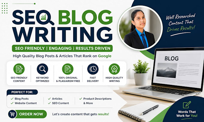 write SEO friendly blog posts and articles