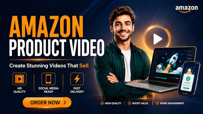 create amazon product videos, product demos video and listing content
