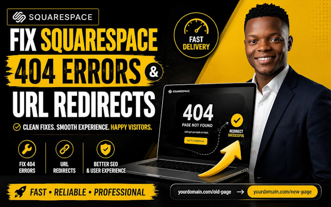 fix squarespace 404 errors and URL redirects