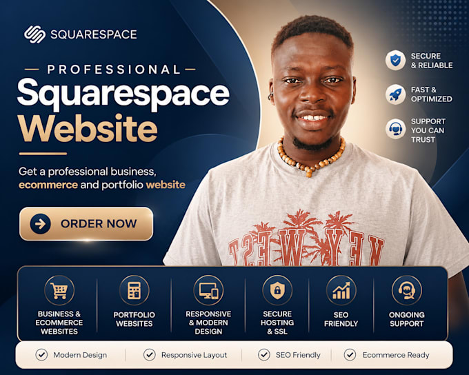 design a premium squarespace landing page