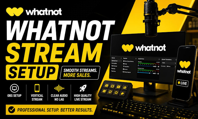 setup whatnot obs studio for tcg, live auctions and card breaks