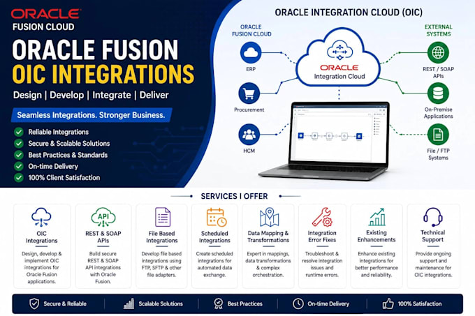 build custom oracle integration cloud oic flows and apis