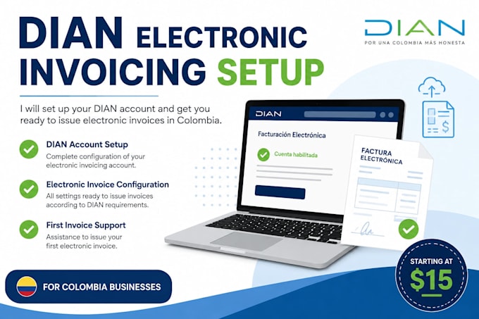 set up your dian electronic invoicing