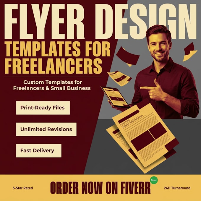 design professional flyer brochure
