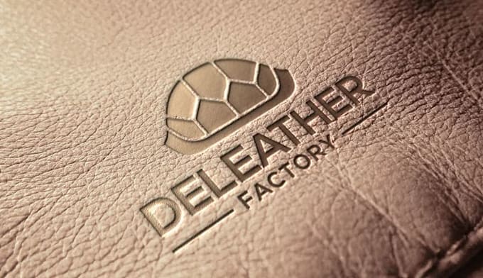 make luxury leather embossed, debossed or stamp logo