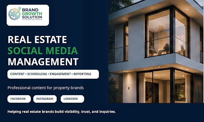 manage your real estate social media marketing