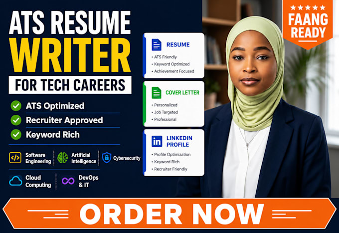 write ats software engineer resume ai, cybersecurity, cloud, faang tech