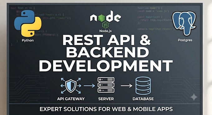 be your full stack rest API developer