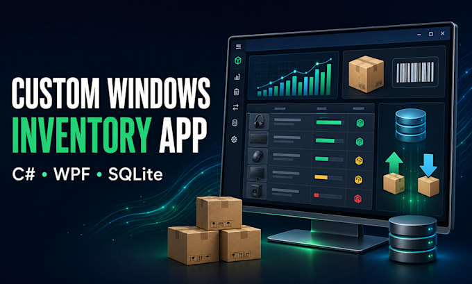 build a custom inventory management desktop app for windows