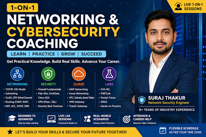 teach networking, cybersecurity and cloud with hands on labs