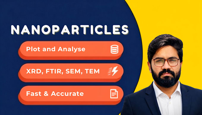 calculate and analyze your nanoparticle from xrd, ftir, SEM, and tem data