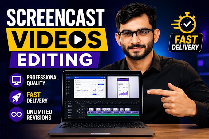create professional screen recording videos
