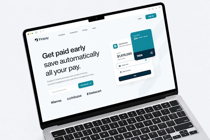 design a wordpress website landing page