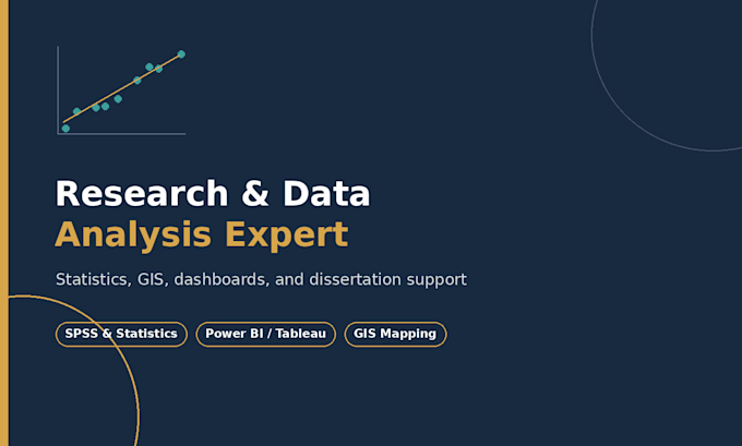 do research, statistical, and data analysis