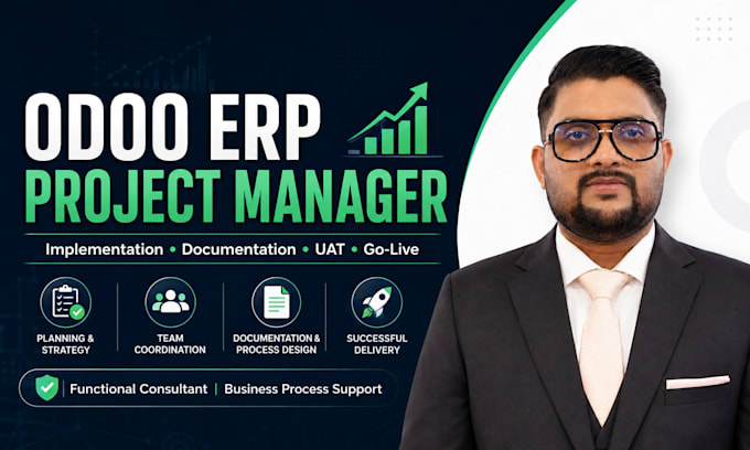 be your odoo erp functional consultant and implementation project manager