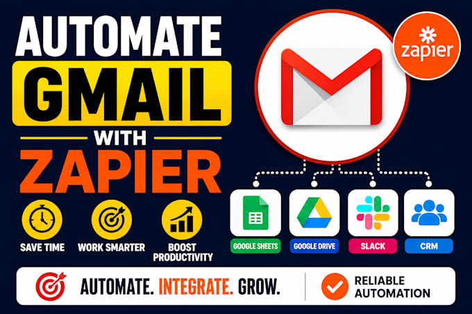 automate gmail with zapier google sheets and API integration