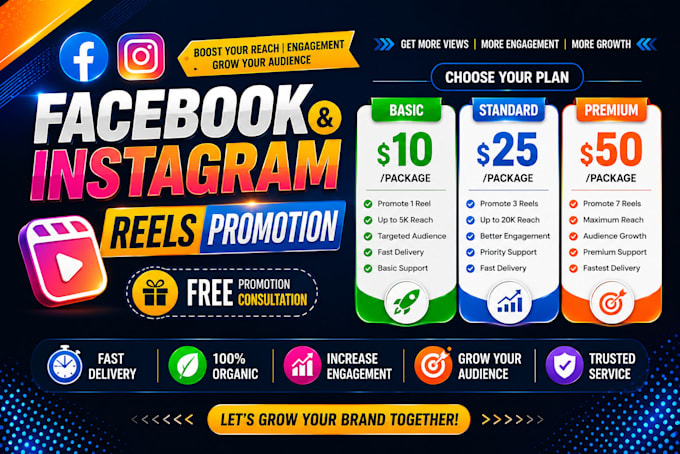 promote your facebook and instagram reels