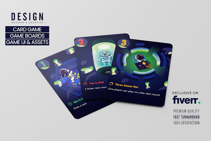 design card game board game and box