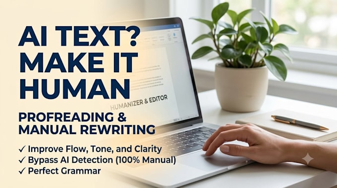 manually edit, rewrite and humanize ai content