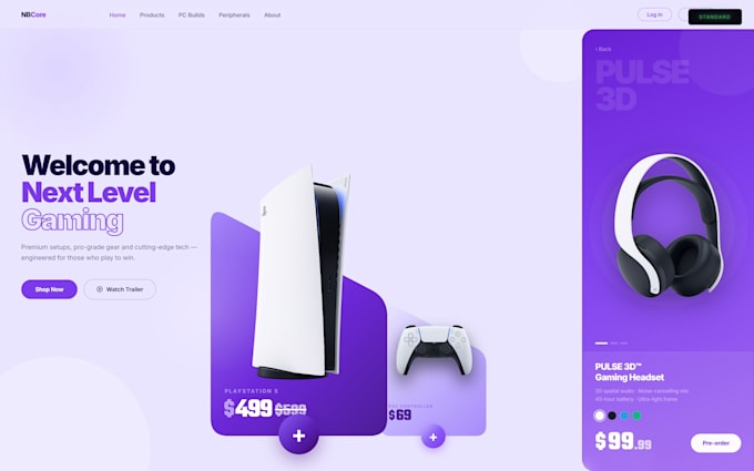 develop a professional, responsive HTML website