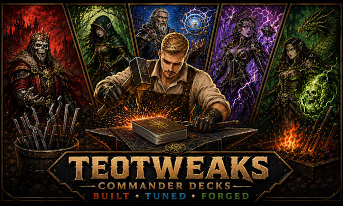 build a custom magic the gathering commander edh deck
