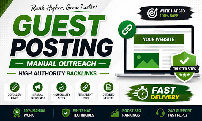 publish guest posts on high DR websites