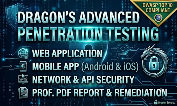 do network, mobile app , and web penetration testing