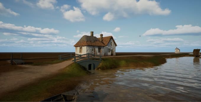 design 3d game environment  linear game levels terrain asset for unity and ue5