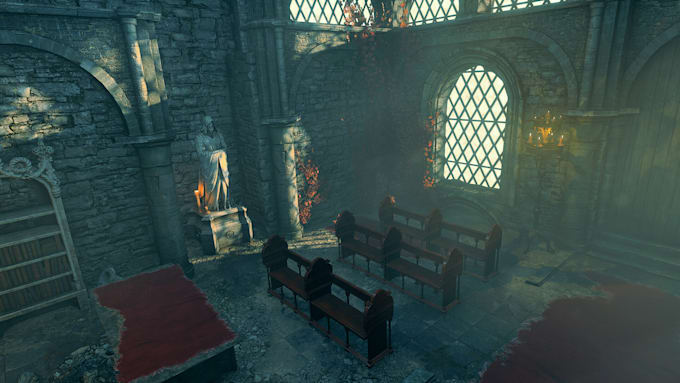 design 3d environment terrain 3d lanscape level design 3d scene game environment