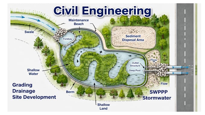create swppp, grading, drainage and site development plans