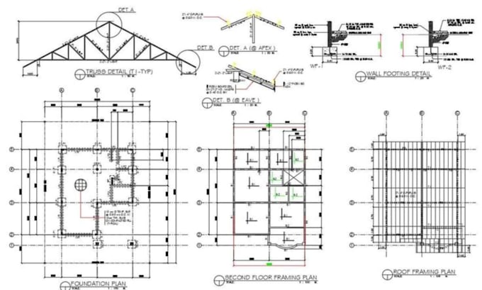 do autocad structural drawings structural design shop drawing drafting