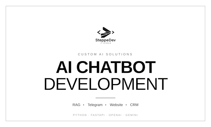 build an ai chatbot with chatgpt, rag and API integrations