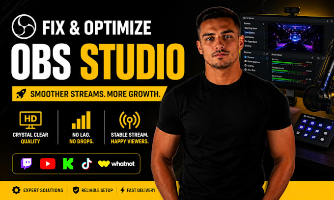 fix and optimize obs studio for high quality live streaming creators