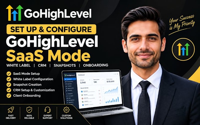setup gohighlevel saas mode white label snapshots onboarding