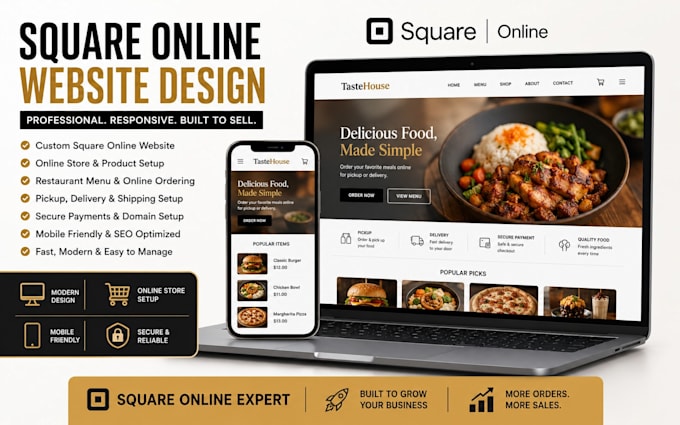 build square online store with online ordering setup square menu redesign square