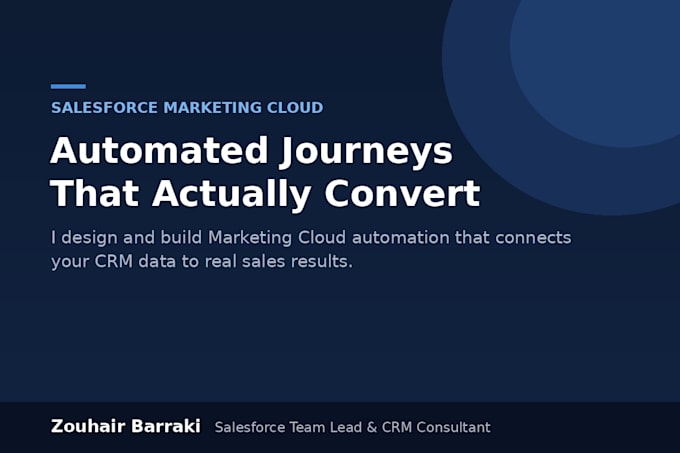 set up salesforce marketing cloud journeys and automation