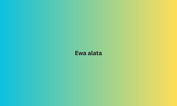 cook ewa for you