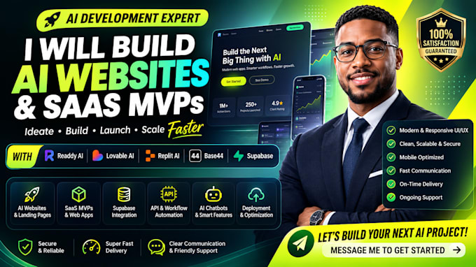 readdy ai bug fix lovable replit ai api integration saas mvp base44 web app