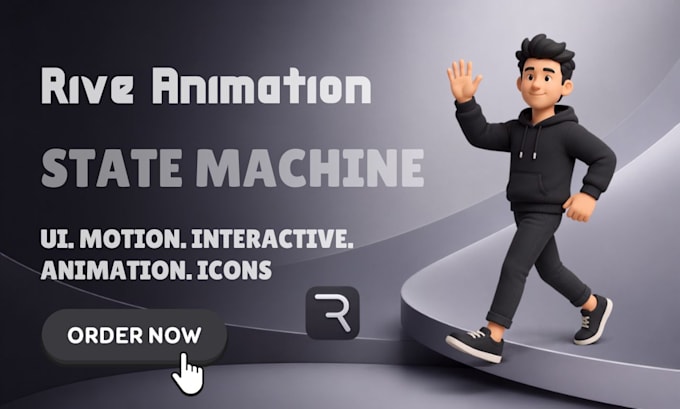 create interactive rive animation, rive animation rive animation for web, app