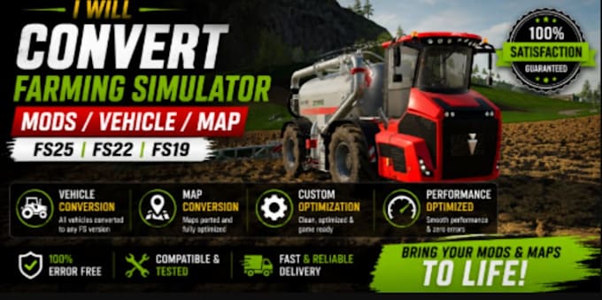 convert farming simulator mods vehicle fs25 fs22 fs19